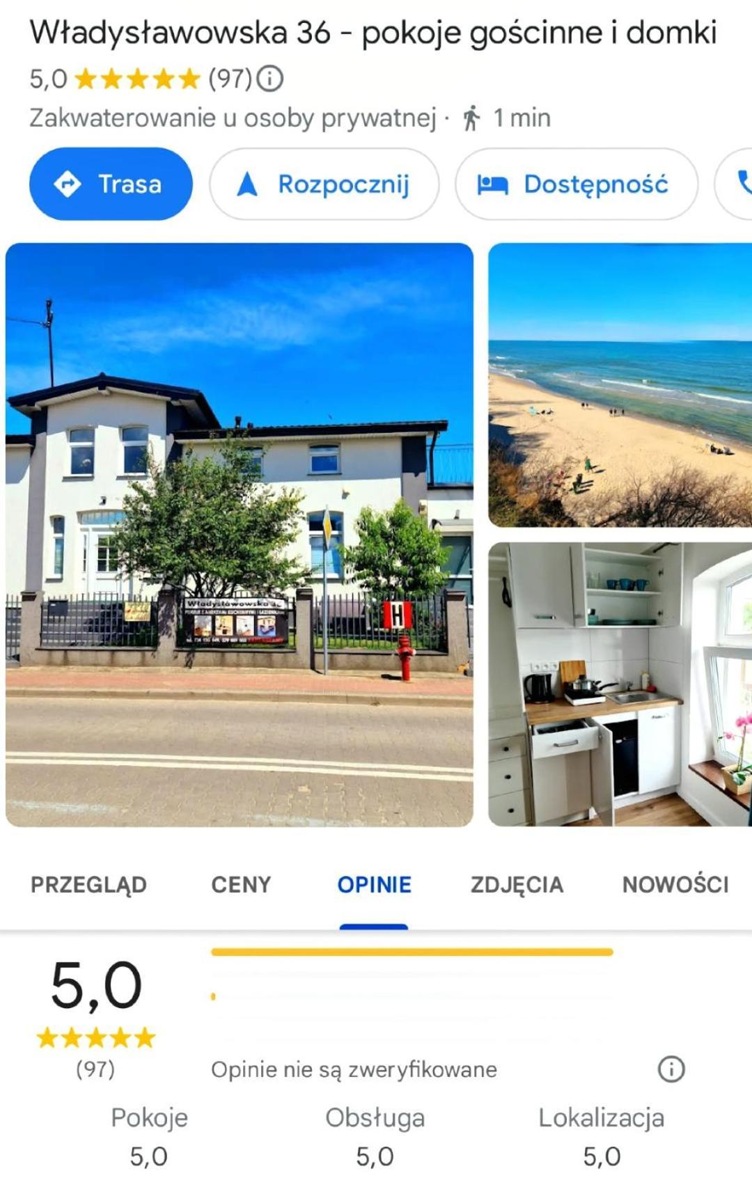 Wladyslawowska 36 - Domki I Pokoje Goscinne Władysławowo Zimmer foto